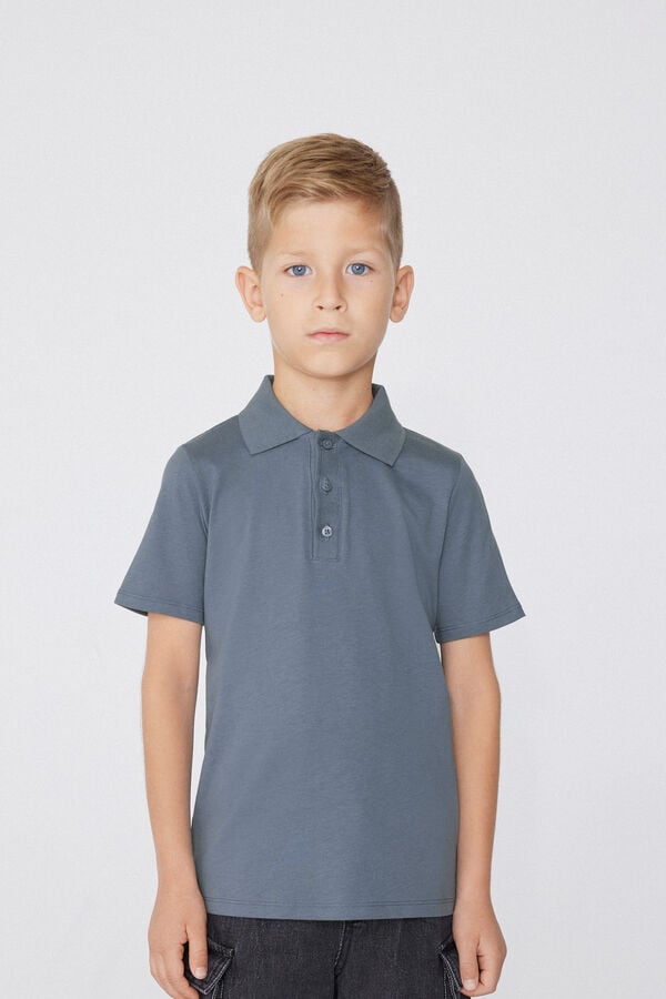 Tezenis Polo de Manga Corta de Algodón para Niño 2025