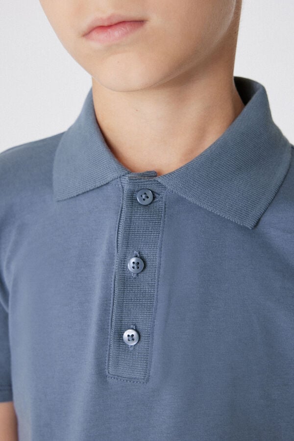 Tezenis Polo de Manga Corta de Algodón para Niño 2025