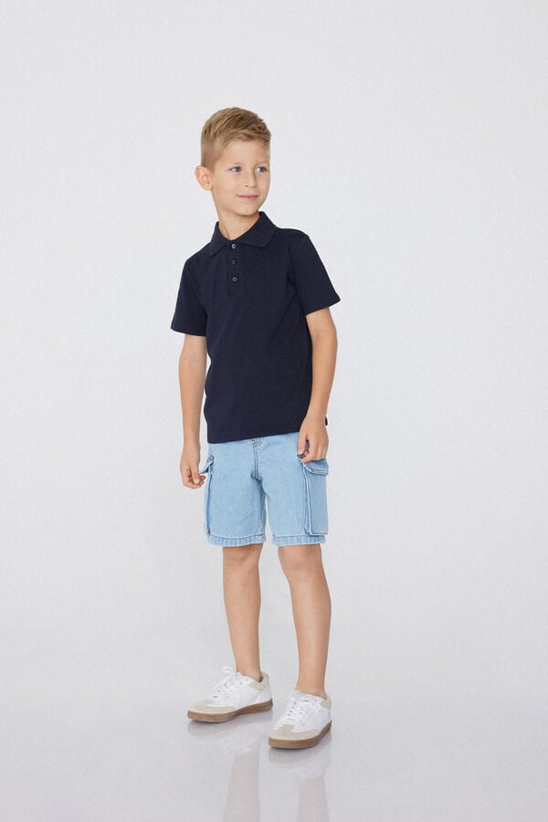 Tezenis Polo de Manga Corta de Algodón para Niño Outlet