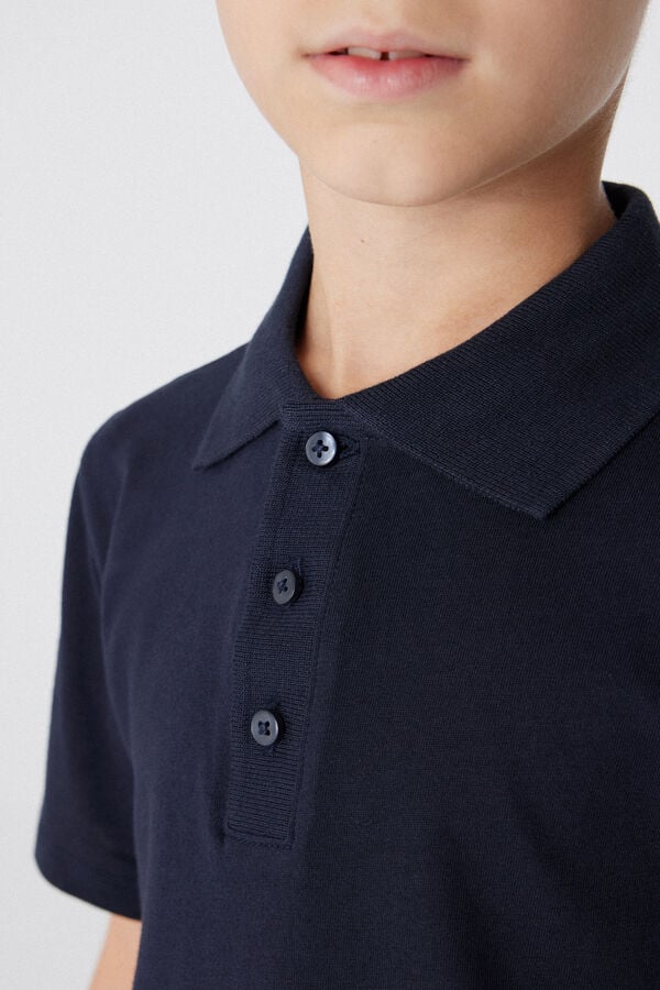 Tezenis Polo de Manga Corta de Algodón para Niño Outlet
