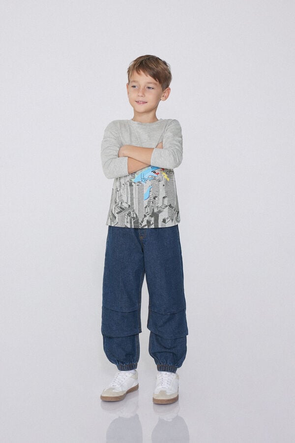 Tezenis Pantalón de Chándal de Denim para Niño Ofertas