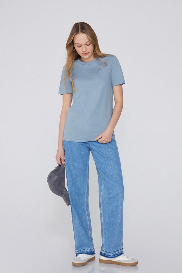 Tezenis Camiseta Basic Cuello Redondo de Algodón Promoción por tiempo limitado