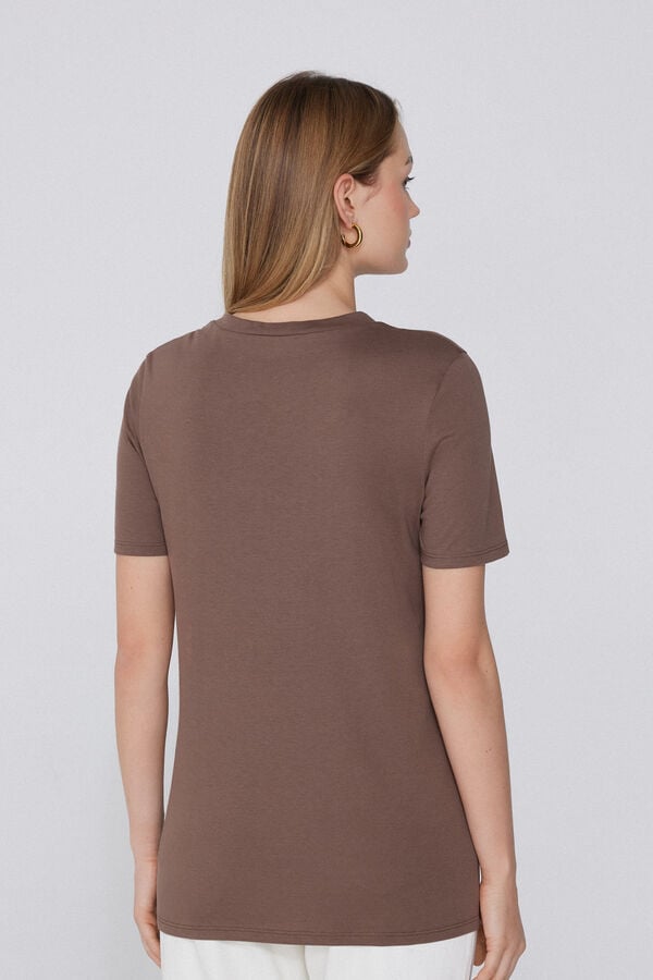 Tezenis Camiseta Basic Cuello Redondo de Algodón Solo hoy