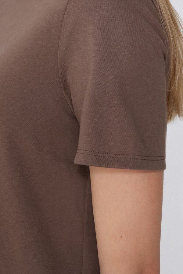 Tezenis Camiseta Basic Cuello Redondo de Algodón Solo hoy