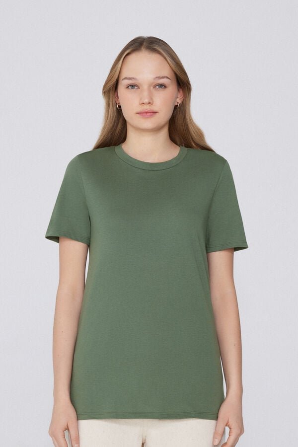 Tezenis Camiseta Basic Cuello Redondo de Algodón