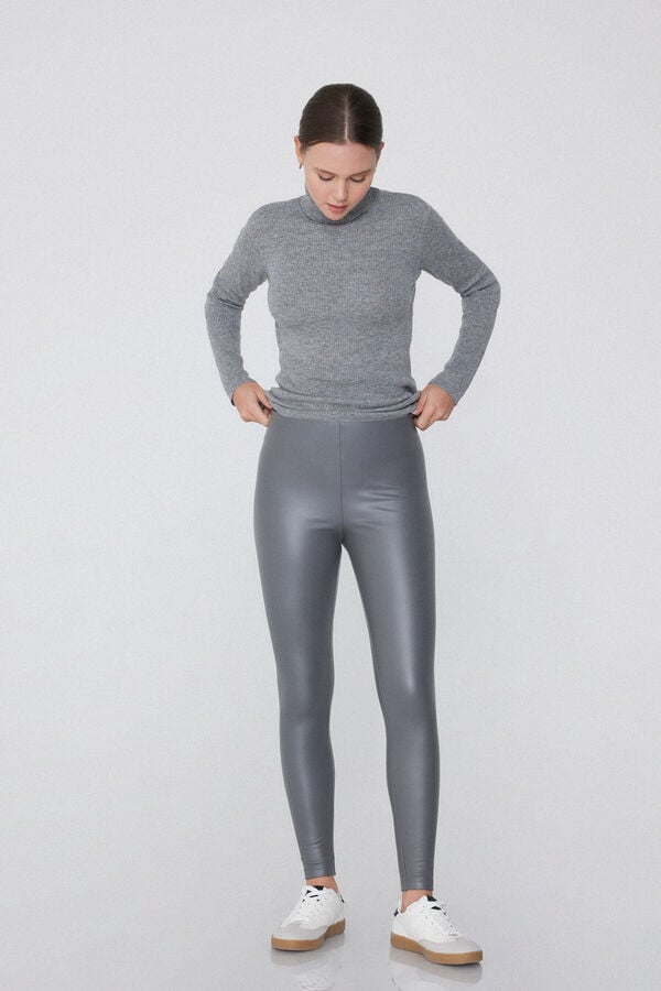Tezenis Leggings Térmicos con Efecto Piel Oferta exclusiva