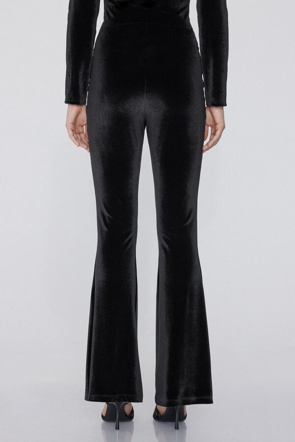Tezenis Pantalones Largos Flare Terciopelo Última moda