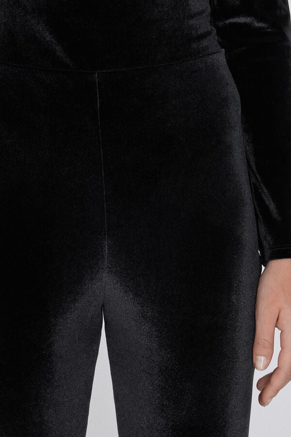 Tezenis Pantalones Largos Flare Terciopelo Última moda