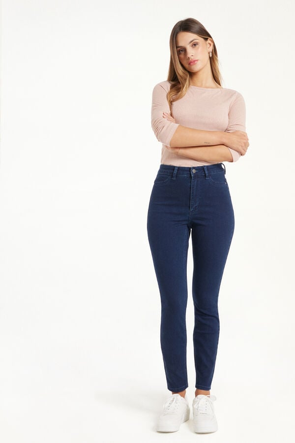 Tezenis Jeggings de Talle Alto con Efecto Push-Up Descuento por venta flash