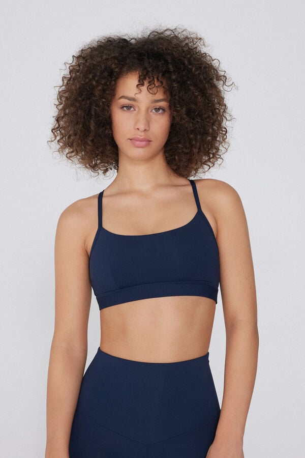 Tezenis Top Deportivo Corto con Relleno y Tirantes Finos Oferta especial de fábrica