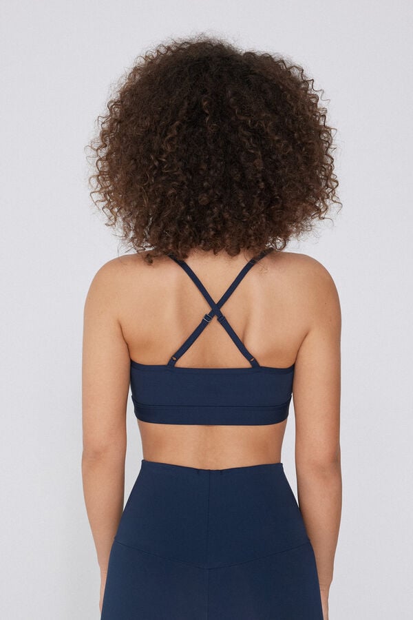 Tezenis Top Deportivo Corto con Relleno y Tirantes Finos Oferta especial de fábrica