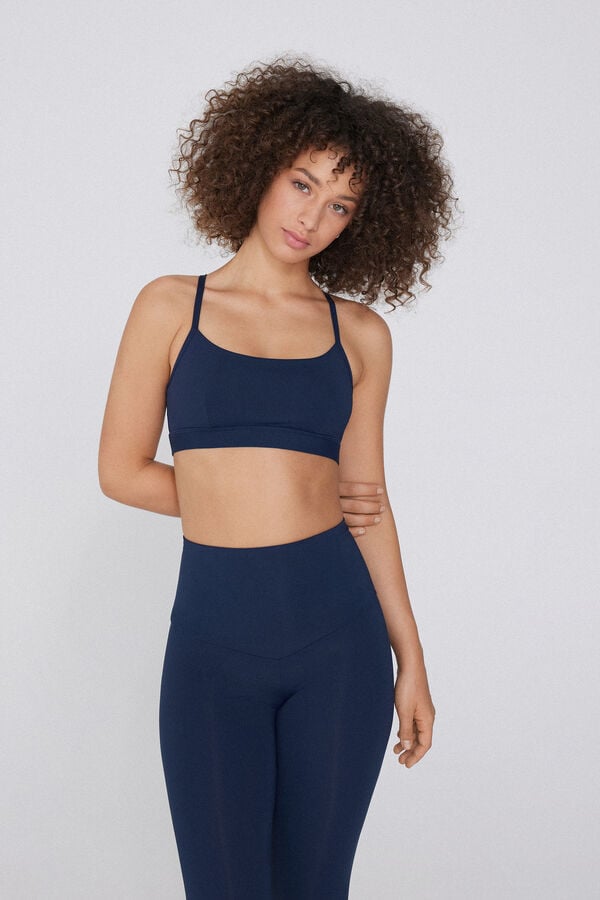 Tezenis Top Deportivo Corto con Relleno y Tirantes Finos Oferta especial de fábrica