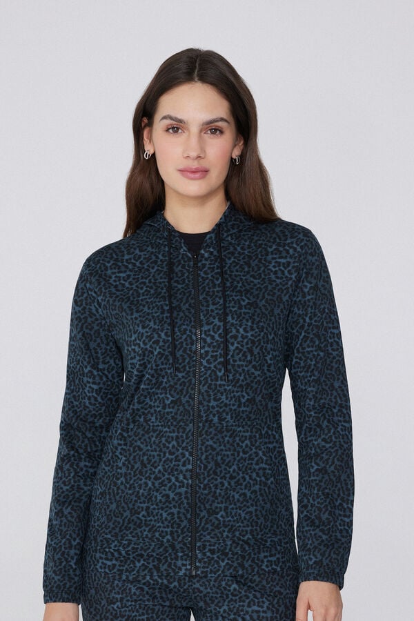 Tezenis Sudadera Capucha con Cremallera y Cordón Grandes descuentos