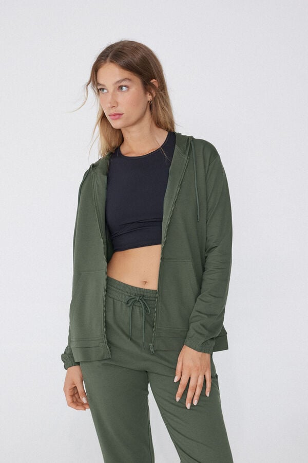 Tezenis Sudadera Ligera Capucha Cremallera y Cordón En línea