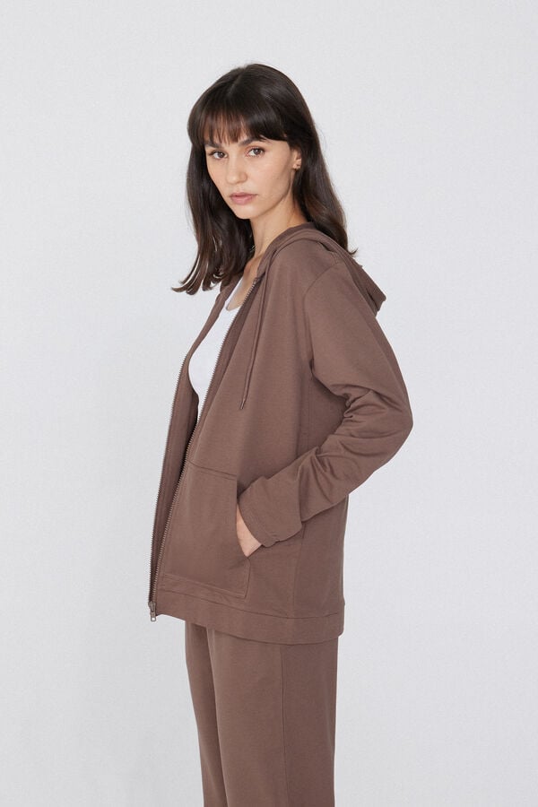 Tezenis Sudadera Ligera Capucha Cremallera y Cordón Outlet