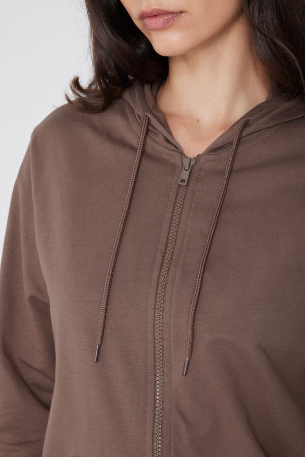 Tezenis Sudadera Ligera Capucha Cremallera y Cordón Outlet