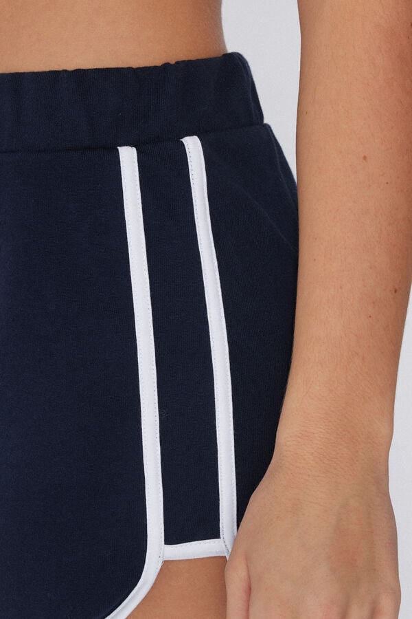 Tezenis Shorts de Felpa con Ribetes Rebajas de fábrica