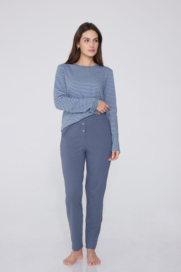 Tezenis Pantalones Largos Algodón con Bolsillos y Botones Solo hoy
