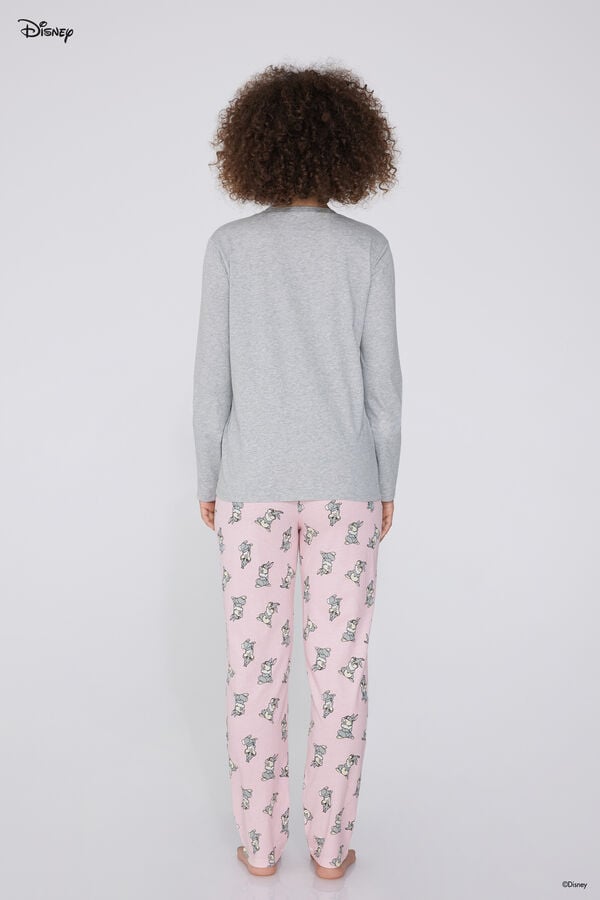 Tezenis Pijama Largo Algodón Estampado Disney Bambi Promoción trimestral