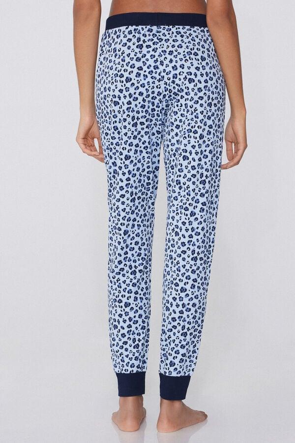 Tezenis Pantalón Largo de Algodón Estampado con Cordón Última moda