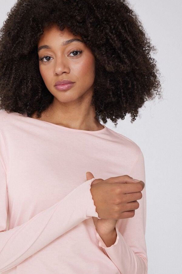 Tezenis Camiseta Algodón Manga Larga Punto de Muñeca Descuento por venta flash