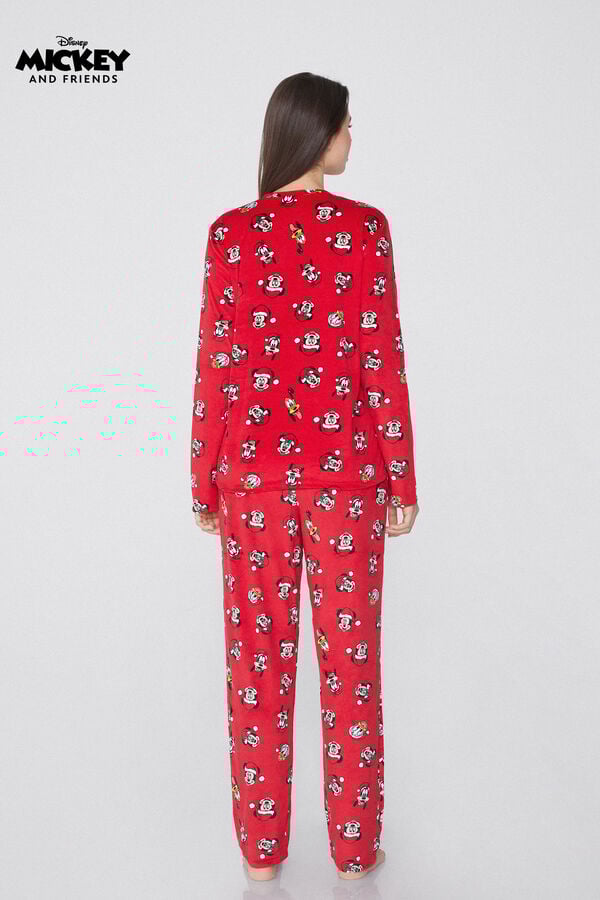 Tezenis Pijama Largo Micropolar Disney Mickey Mouse Superdescuento