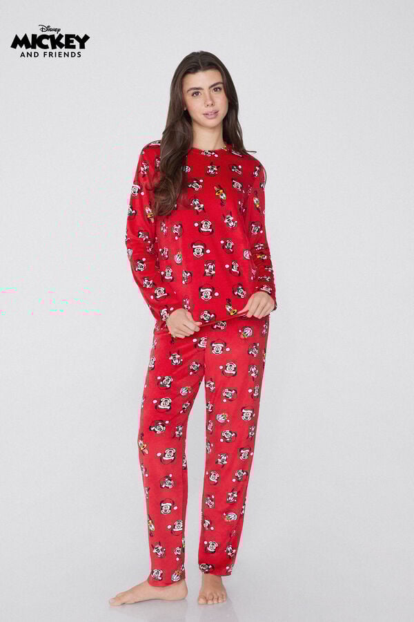 Tezenis Pijama Largo Micropolar Disney Mickey Mouse Superdescuento