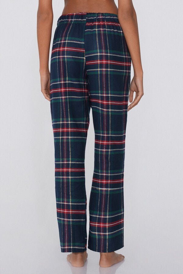Tezenis Pantalones Largos de Franela con Estampado Liquidación