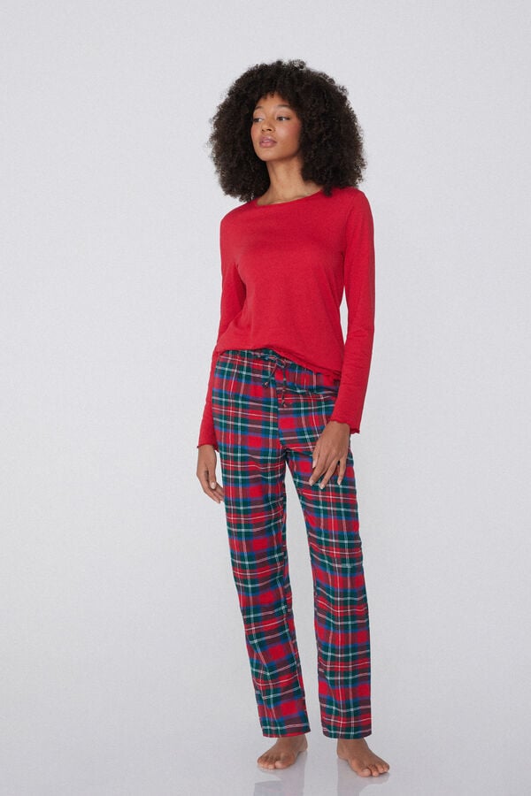 Tezenis Pantalones Largos de Franela con Estampado Precios de Black Friday