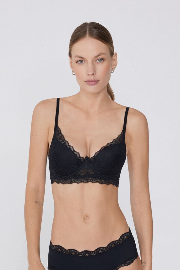 Tezenis Sujetador Super Push-Up de Encaje Reciclado Malibù