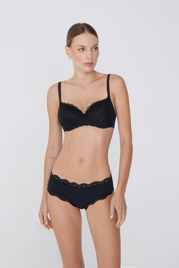 Tezenis Sujetador Balconette de Encaje Reciclado Prague Full Cover Promoción por tiempo limitado