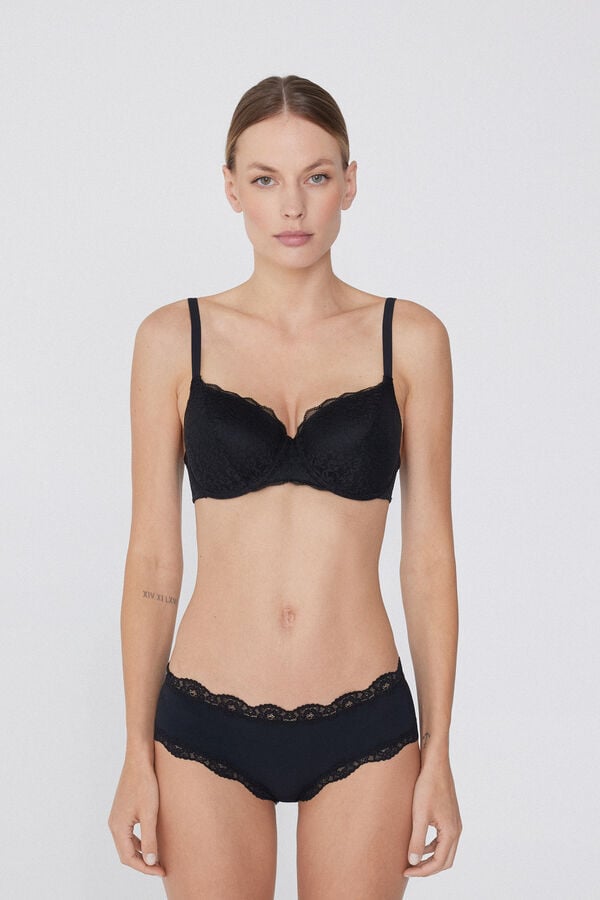 Tezenis Sujetador Balconette de Encaje Reciclado Prague Full Cover Promoción por tiempo limitado
