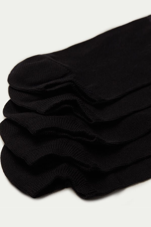 Tezenis 5 Pares de Calcetines Cortos de Algodón de Color Liso Outlet online