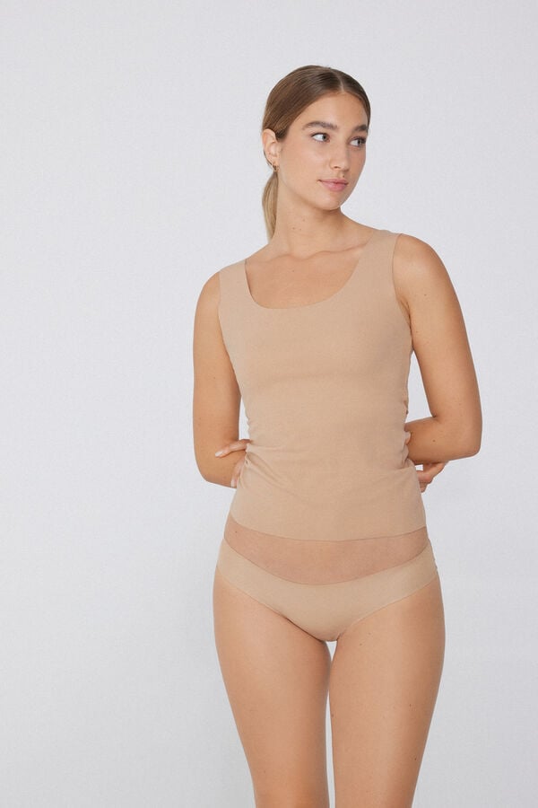 Tezenis Camiseta Tirantes Sin Costuras Algodón Orgánico Descuento