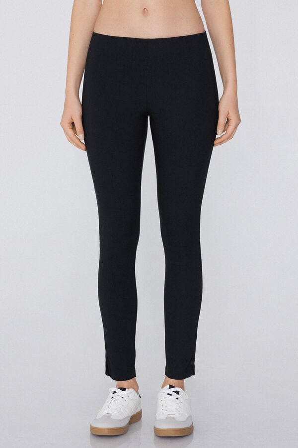 Tezenis Pantalones Capri de Viscosa con Aberturas Oferta especial