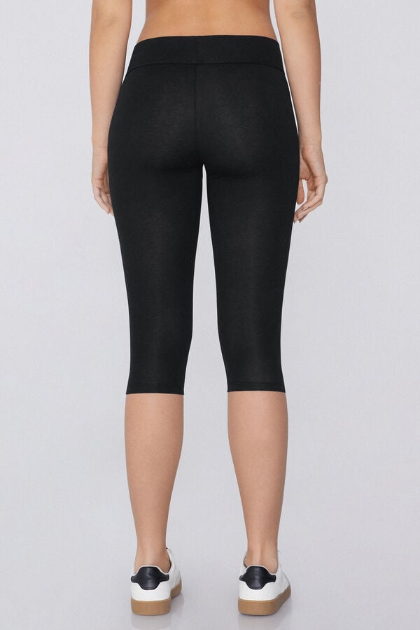 Tezenis Leggings Capri de Algodón Orgánico Últimos 3 días