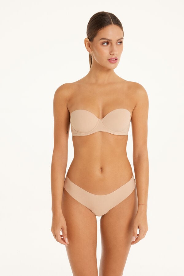 Tezenis Sujetador Bandeau Superrelleno Madrid de Microfibra Reciclada ÚLTIMAS EDICIONES