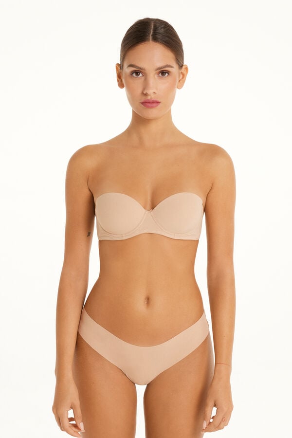Tezenis Sujetador Bandeau Superrelleno Madrid de Microfibra Reciclada ÚLTIMAS EDICIONES