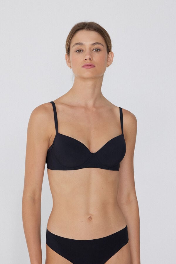 Tezenis Sujetador Balconette Wien de Microfibra Reciclada