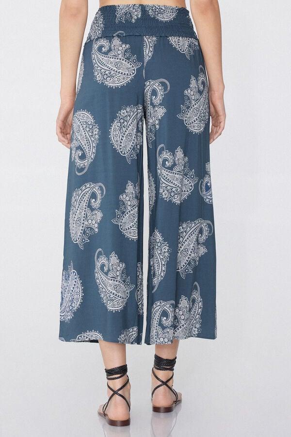 Tezenis Pantalones Estilo Japonés de Tela Punto Nido de Abeja Oferta exclusiva
