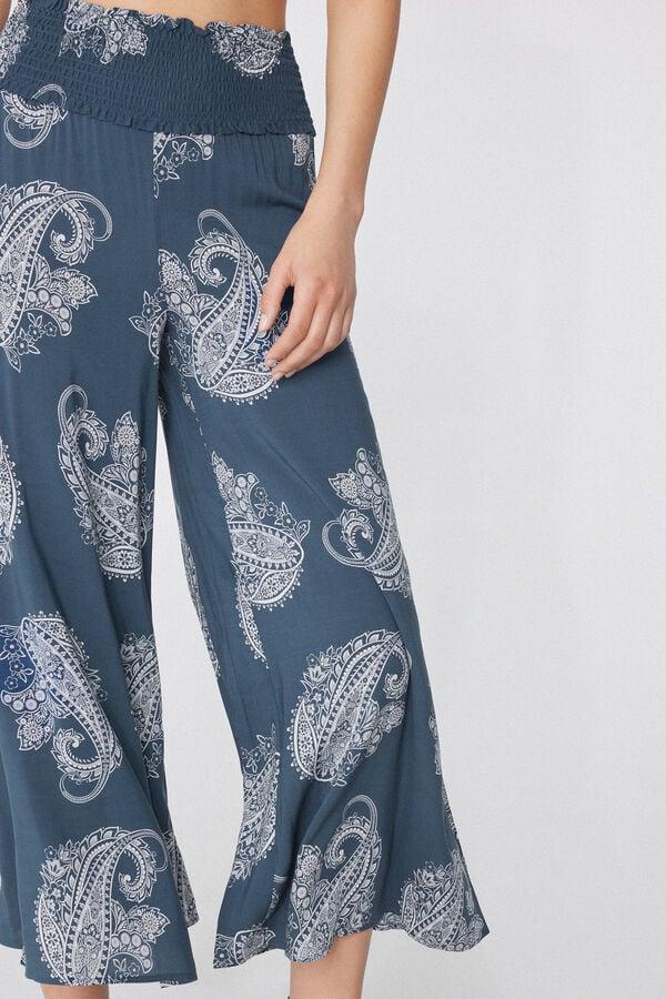 Tezenis Pantalones Estilo Japonés de Tela Punto Nido de Abeja Oferta exclusiva