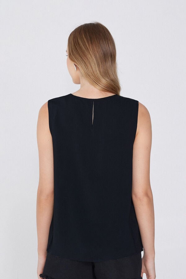 Tezenis Camiseta de Tirantes Anchos de Tela de Viscosa Ofertas de temporada