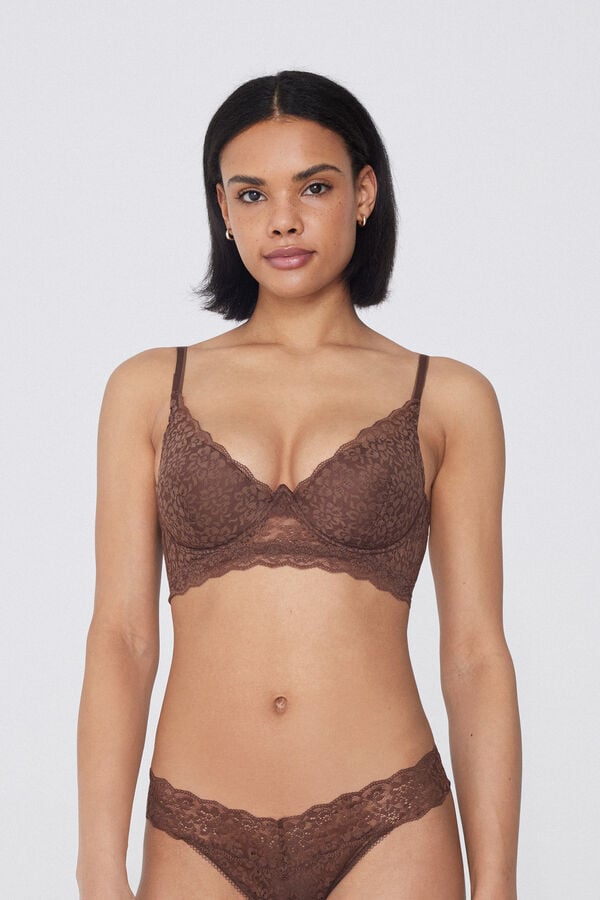 Tezenis Sujetador Super Push-Up de Encaje Reciclado Malibù