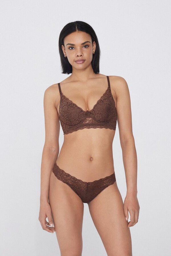 Tezenis Sujetador Super Push-Up de Encaje Reciclado Malibù Rebajas de fin de temporada