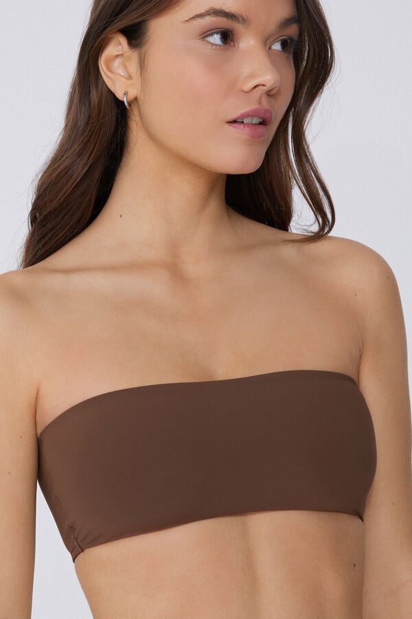 Tezenis Sujetador Bandeau Sidney de Microfibra Reciclada Precio ultrabajo
