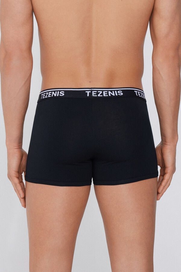 Tezenis Bóxer de Algodón Estampado con Bordes en Contraste con Logo Mejor oferta