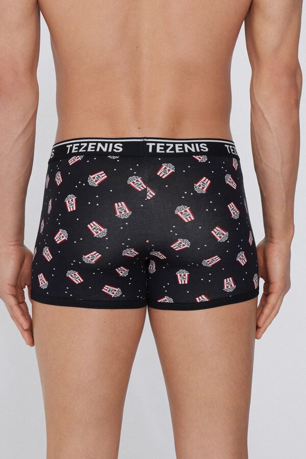 Tezenis Bóxer de Algodón Estampado con Bordes en Contraste con Logo Rebajas online