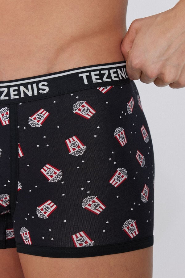 Tezenis Bóxer de Algodón Estampado con Bordes en Contraste con Logo Rebajas online