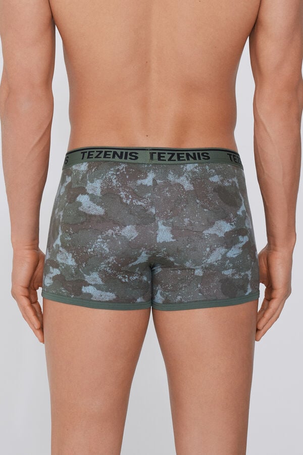 Tezenis Bóxer de Algodón Estampado con Bordes en Contraste con Logo Rebajas top