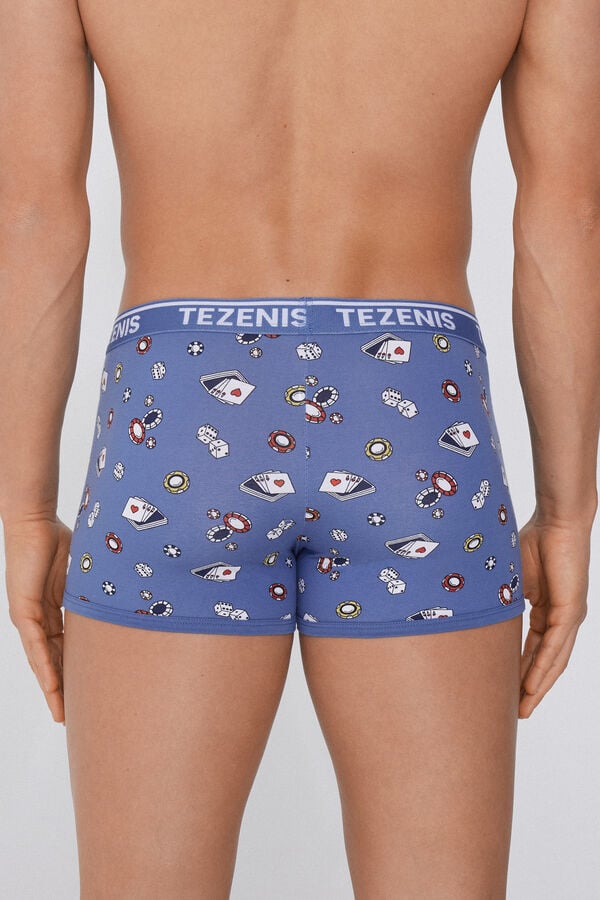 Tezenis Bóxer de Algodón Estampado con Bordes en Contraste con Logo Envío gratis
